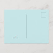 Moderne kerststad feestdag uitnodiging briefkaart (Achterkant)