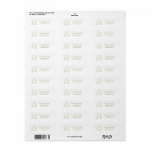 Moderne Kerststal vrede liefde godsdienstig Etiket (Full Sheet)