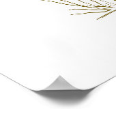 Moderne Kerststal vrede liefde godsdienstig Poster (Hoek)
