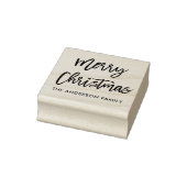 Moderne kerstster voor penseel script rubberstempel (Stempel)