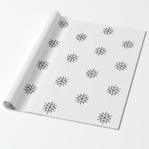 Moderne kerstster voor zwarte en witte feestdag