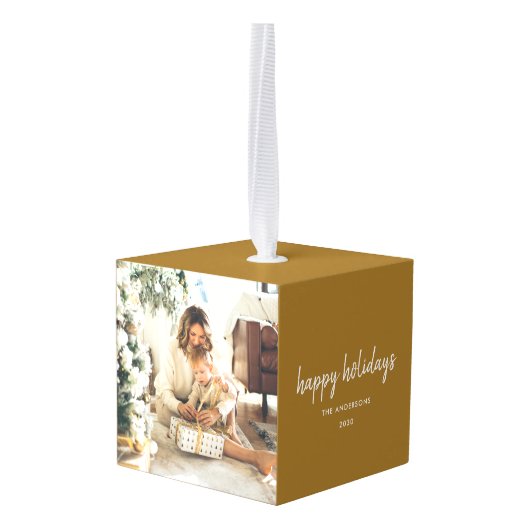 Moderne kerststijlvolle minimalistische Manuscript Decoratie (Achter hoekig)