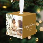 Moderne kerststijlvolle minimalistische Manuscript Decoratie