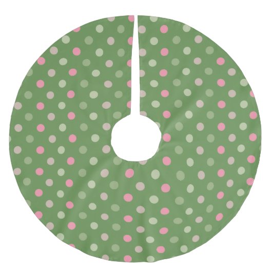 Moderne kerstStippen - groen Kerstboom Rok (Voorkant)