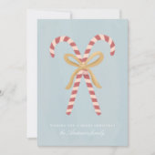 Moderne Kerststol Kerstkaart (Voorkant)