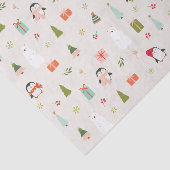 Moderne kerstsymbolen tissuepapier (Detail)