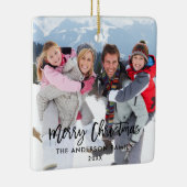 Moderne kersttijdreeks voor penseel penseel keramisch ornament (Rechts)