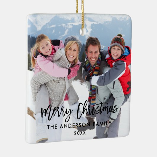 Moderne kersttijdreeks voor penseel penseel keramisch ornament (Rechts)