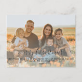 Moderne kersttijdserie volledige foto feestdagenkaart (Voorkant)