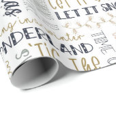 Moderne kersttijdverpakking cadeaupapier (Rol Hoek)