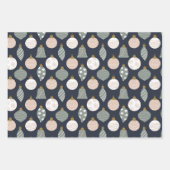 Moderne kersttijdverpakking inpakpapier vel (Voorkant 3)