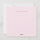 Moderne kersttypografische vormgeving feestdagenkaart (Achterkant)