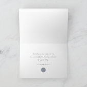 Moderne kerstvakantie feestdagen kaart (Binnen)