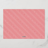 Moderne Kerstverlichting Kleurrijke Kerstlichten E Folie Feestdagenkaart (Achterkant)