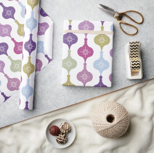 Moderne kerstversiering cadeaupapier (Crafts)