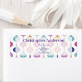 Moderne kerstversiering etiket (Insitu)