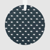 Moderne kerstversiering ornament (achterkant)