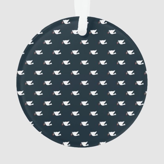 Moderne kerstversiering ornament (achterkant)