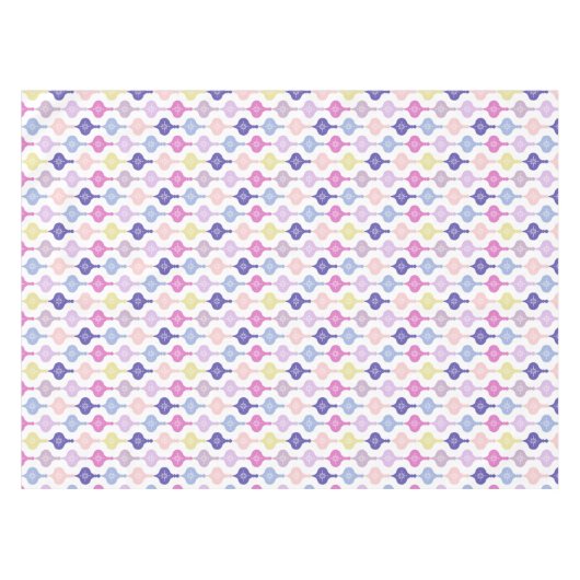 Moderne kerstversiering tafelkleed (Voorkant (Horizontaal))