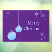 Moderne kerstversieringen en sneeuwvlokken raamsticker (Vel 3)