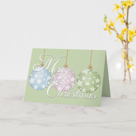 Moderne kerstversieringen in pasta kaart (Gele Bloem)