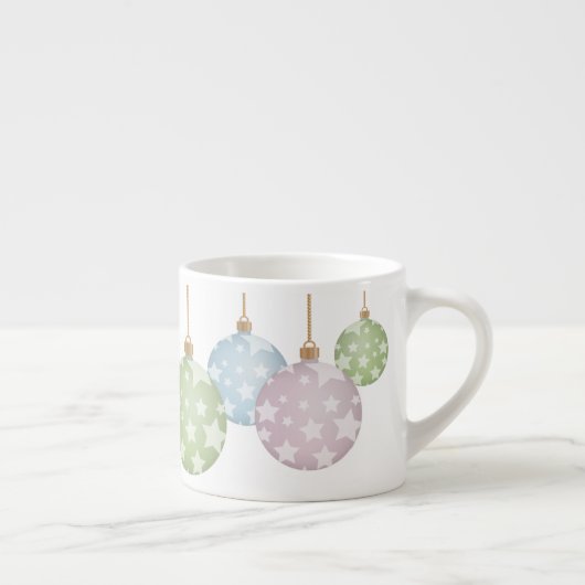 Moderne kerstversieringen met sterren espresso kop (Rechts)