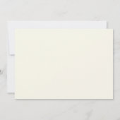 Moderne kerstversierontwerper kaart (Achterkant)