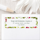 Moderne kerstviering etiket (Insitu)