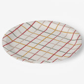 Moderne Kerstvreugde Papieren Bordje (Gekanteld)