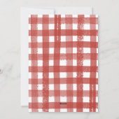 Moderne kerstWaterverf Feestdagenkaart (Achterkant)