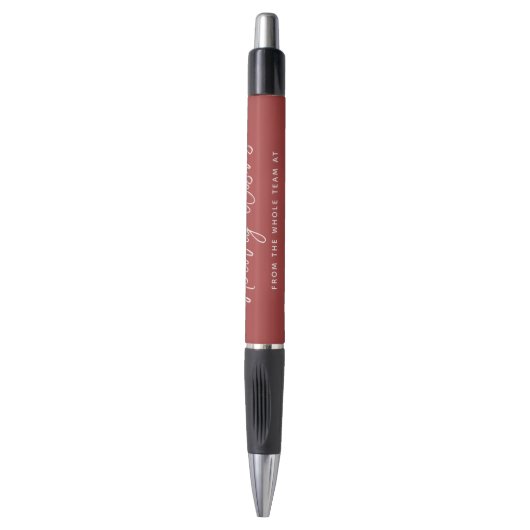 Moderne kerstwensen zakelijk pen (Voorkant Verticaal)