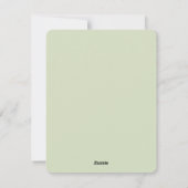 Moderne kerstwintersneeuwversiering op pine feestdagenkaart (Achterkant)