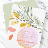 Moderne kerstwintersneeuwversiering op pine feestdagenkaart