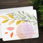 Moderne kerstwinterversiering op de pine feestdagenkaart