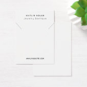 Moderne Ketting met aangepaste tekst Verwerende ka Visitekaartje (Bureau)