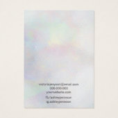 Moderne ketting voor peerln-kernisch giraal visitekaartje (Achterkant)