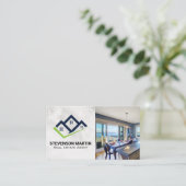 Moderne Keuken Onroerend Goed | Huizen Icoon Visitekaartje (Staand voorkant)