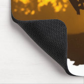 Moderne keuken op zonsondergang in de tropen muismat (Hoek)