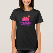 Moderne Keuken Tuin Minimalistische Vector Grafiek T-shirt (Voorkant)