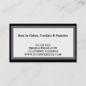 Moderne Keuken Whisky Bakkerij Visitekaartje (Achterkant)