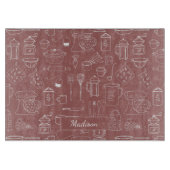 Moderne  keukengerei Schattigee Doodle Snijplank (Voorkant)