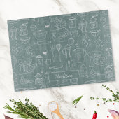 Moderne  keukengerei Schattigee Doodle Snijplank