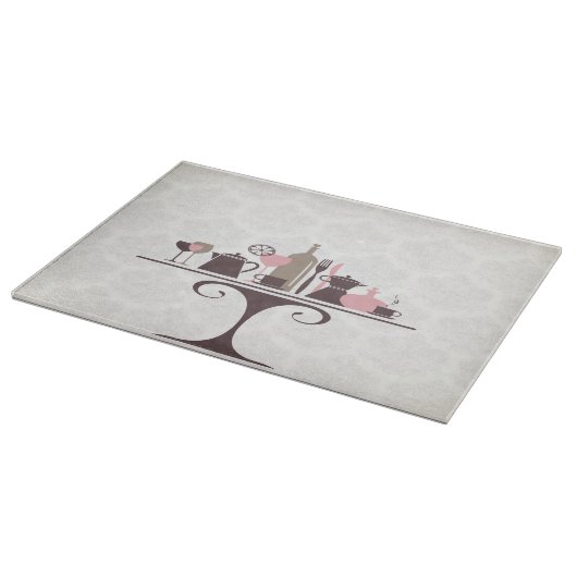 Moderne Keukengerei voor Damask Snijplank (Hoek)