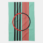 Moderne keukenhanddoek met kunstdecostijl (Verticaal)