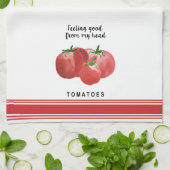 Moderne keukenhanddoek voor tomaten uit de waterve (Gevouwen)