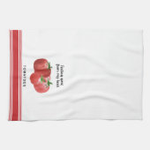 Moderne keukenhanddoek voor tomaten uit de waterve (Horizontaal)