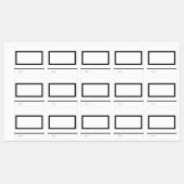 Moderne keukenkeukenliefhebbers vullen in labels (Vel)