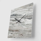 Moderne keukenklokken voor marmeren vierkante klok (Hoek)