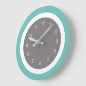 Moderne Keukenminimalistische wandklokken (Hoek)