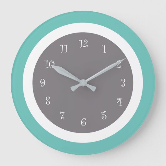 Moderne Keukenminimalistische wandklokken (Voorkant)